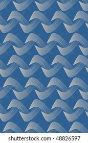Abstract curves seamless background. Vector  illustration.
