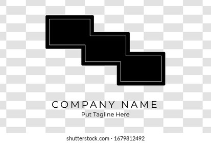 Abstract curves in stylish designs, vectors and logos, companies and individuals, with abstract backgrounds.