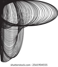 Abstract Curving Lines: A Graphic Design Element