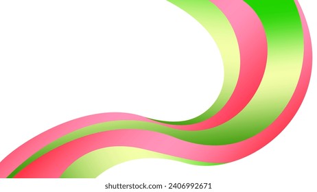 Abstract curvy gradient background with soft and modern color combination	