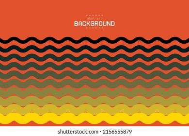 abstract curvy in gradient yellow on orange background can be use for notebook cover advertisement poster  label food and beverage technology product design vector eps.