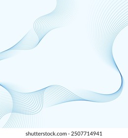 abstract curvy smooth lines business presentation