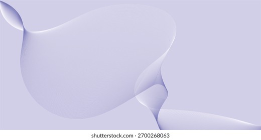 Abstract curvy and smooth lines wave background design