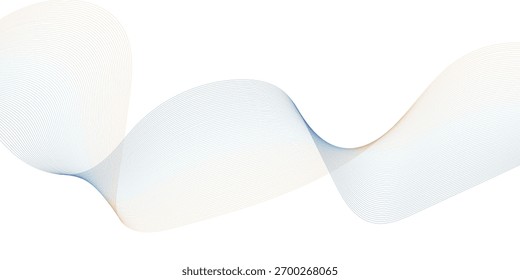 Abstrato curvilíneo e linhas suaves onda projeto de fundo