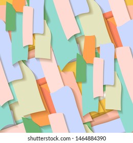 Abstract cut paper background, great design for any purposes. Vector illustration art. 