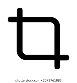 abstract Cut Shape line icon 