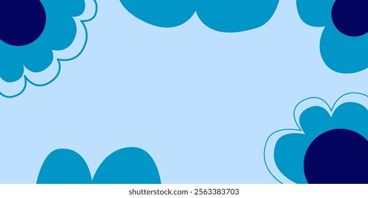 Abstract cute background. abstract colored shapes. doodle background pattern. modern minimalism trendy pattern background.