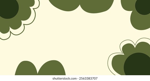 Abstract cute background. abstract colored shapes. doodle background pattern. modern minimalism trendy pattern background.