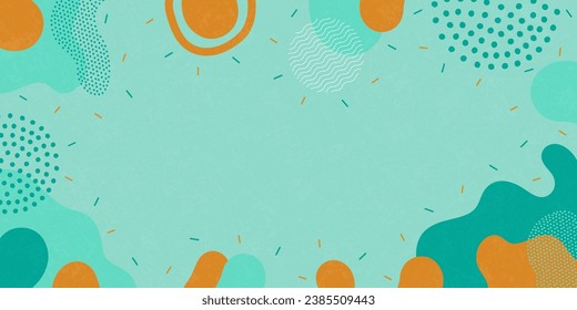 Abstract cute background. Background pattern, abstract colored shapes. Vector background.