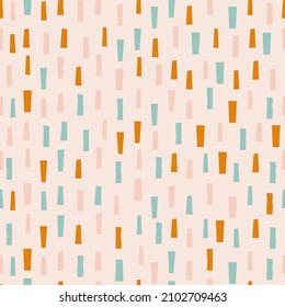 Abstract cute background in trending style. Simple design with stripes for children's room wallpaper