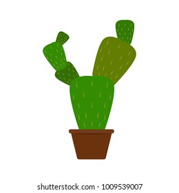 Abstract cute cactus