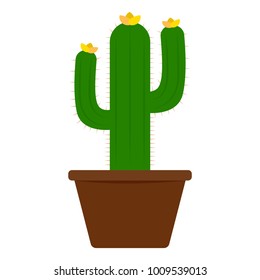Abstract cute cactus