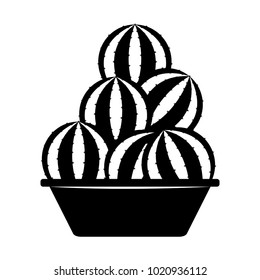 Abstract cute cactus