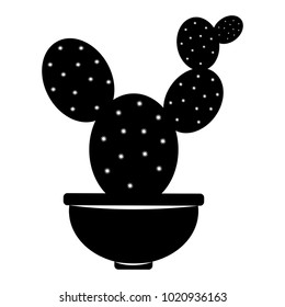 Abstract cute cactus