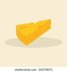 abstract cute cheese on a special background