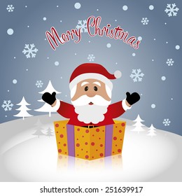 abstract cute christmas background with some special objects