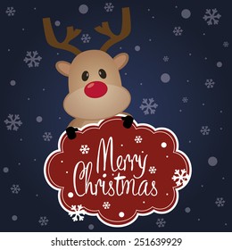 abstract cute christmas background with some special objects