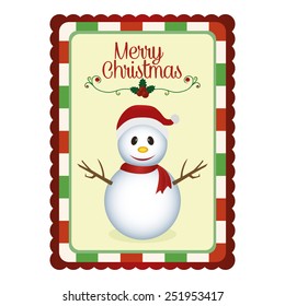 abstract cute christmas background with some special objects