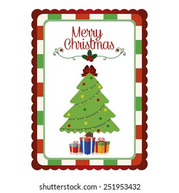 abstract cute christmas background with some special objects