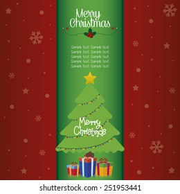 abstract cute christmas background with some special objects