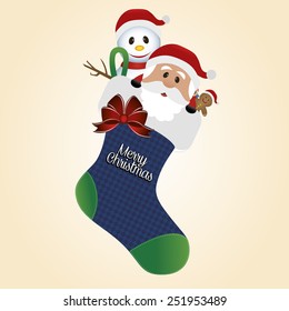 abstract cute christmas background with some special objects