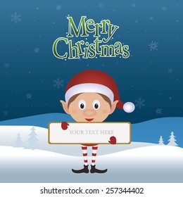 abstract cute christmas background with some special objects