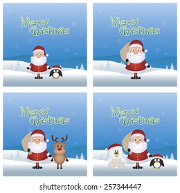 abstract cute christmas background with some special objects