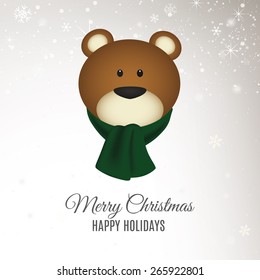 abstract cute christmas background with some special objects