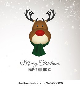 abstract cute christmas background with some special objects