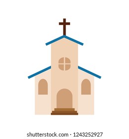 Abstract cute church