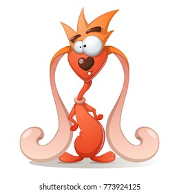 Abstract cute, funny animal Vector eps 10