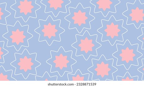 Abstract cute girly pattern background design