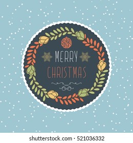 Abstract Cute Holiday Christmas  Background