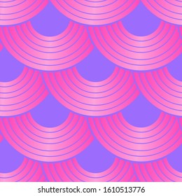 Abstract cute kawaii seamless pattern. Magic gradient background. Print design for textile, posters, cards, wrapping paper, etc. Vector wallpaper.	