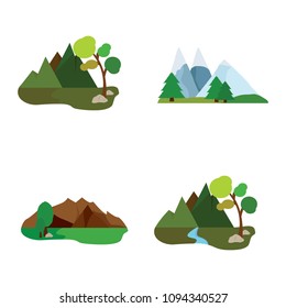 abstract cute landscape
