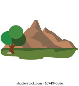 abstract cute landscape