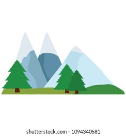 abstract cute landscape