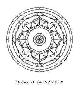 abstract cute mandala