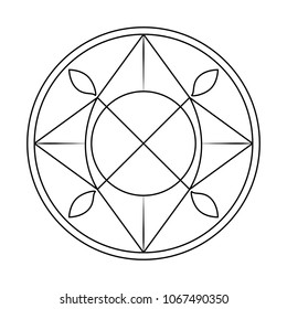 abstract cute mandala