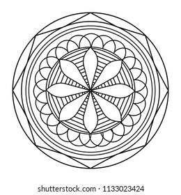abstract cute mandala