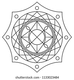 abstract cute mandala