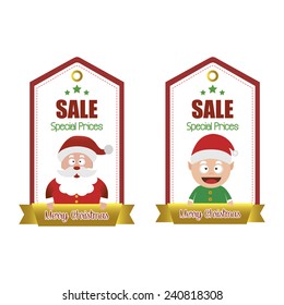abstract cute merry christmas background with some special objects