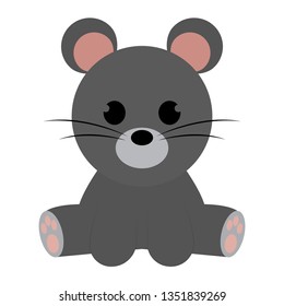 Abstract cute mouse