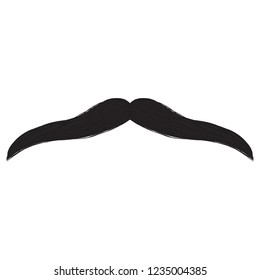 Abstract cute mustache