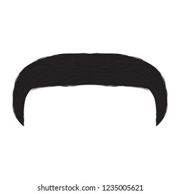 Abstract cute mustache