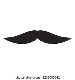 Abstract cute mustache