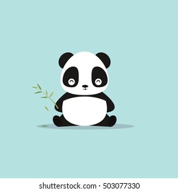 abstract cute panda