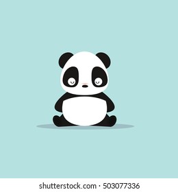 abstract cute panda
