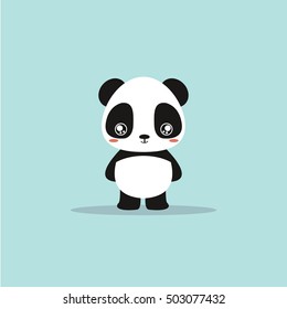 abstract cute panda