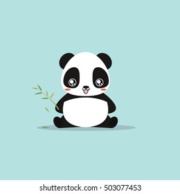 abstract cute panda